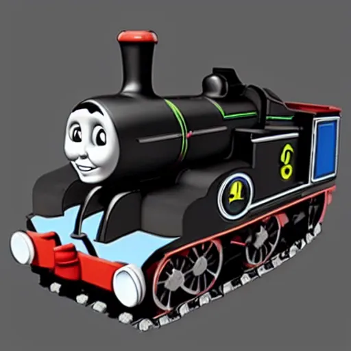 Image similar to x - ray of thomas the tank engine, with human skeleton inside, ultrarealistic, 8 k