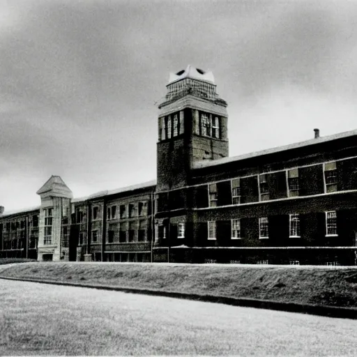 Image similar to danvers state hospital. still from blade runner