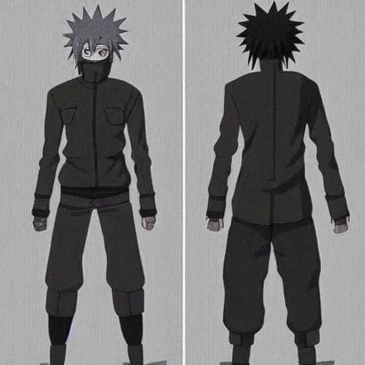 Image similar to naruto, alien grey, tall, very thin, terrifying, grimdark, photorealistic