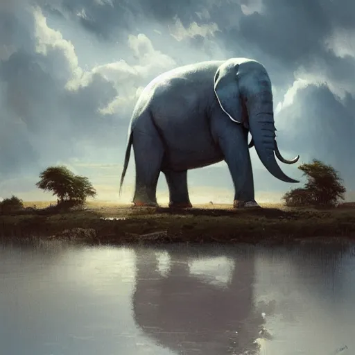 Image similar to loxodon by greg rutkowski