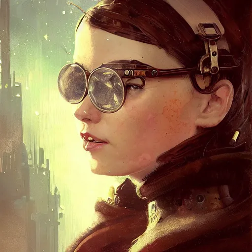 Image similar to Portrait of a steampunk catgirl, science fiction, highly detailed, digital painting, artstation, concept art, illustration, art by Greg Rutkowski and Norman Rockwell