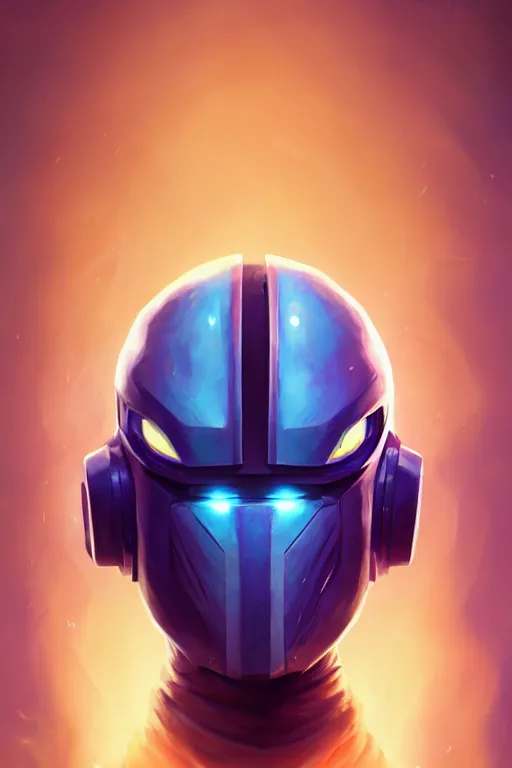 Image similar to epic mask helmet robot ninja portrait stylized as fornite style game design fanart by concept artist gervasio canda, behance hd by jesper ejsing, by rhads, makoto shinkai and lois van baarle, ilya kuvshinov, rossdraws global illumination radiating a glowing aura global illumination ray tracing hdr render in unreal engine 5