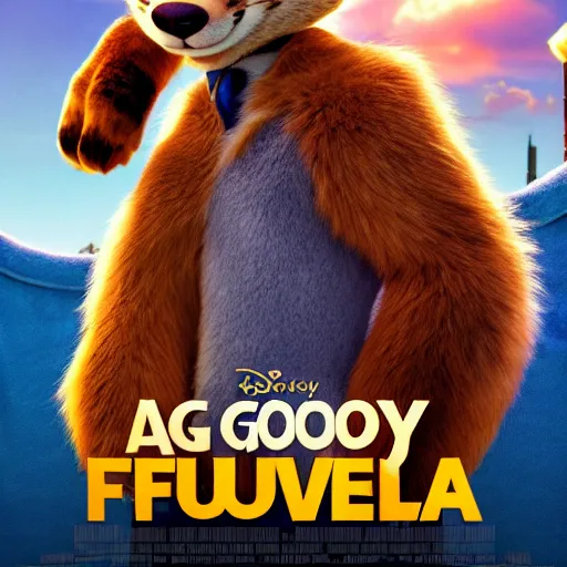 Image similar to A good furry movie produced by A24, furry art, cinematic, Zootopia, 8k