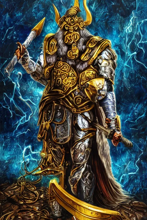 mythological odin all father supreme God of thunder