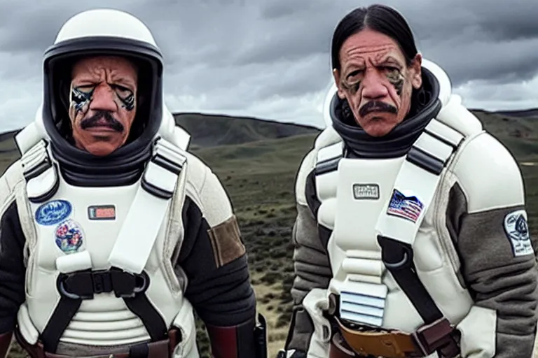 Image similar to danny trejo in in interstellar