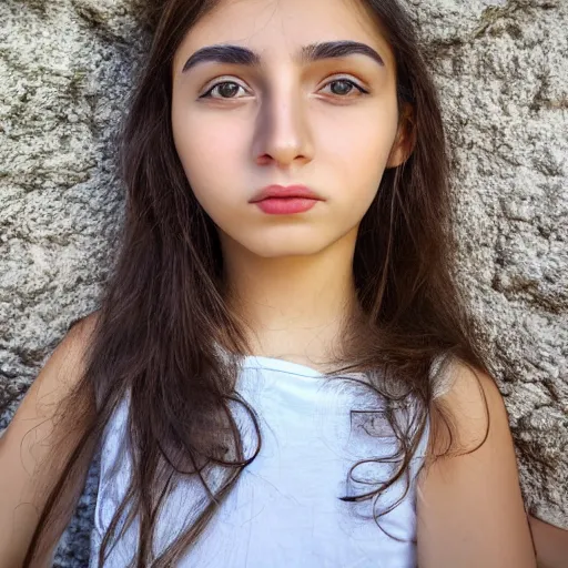 Image similar to face of greek nose girl