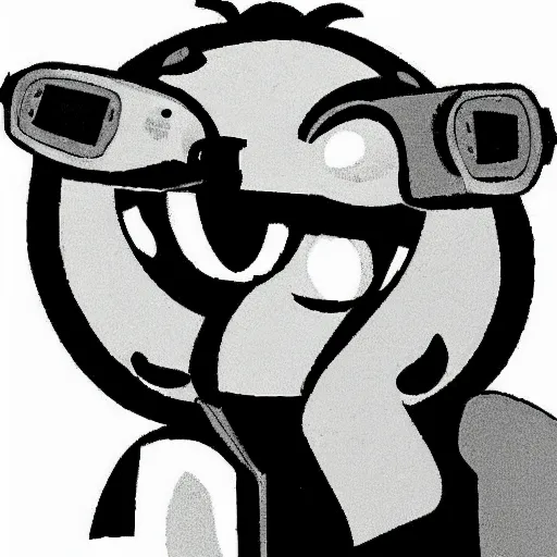 Image similar to “portrait of a cartoon animal, Disney style, pointing a laser gun at the camera”