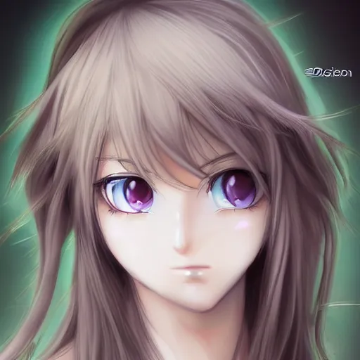 Prompt: anime girl, art, realistic, highly detailed, art by derpixon