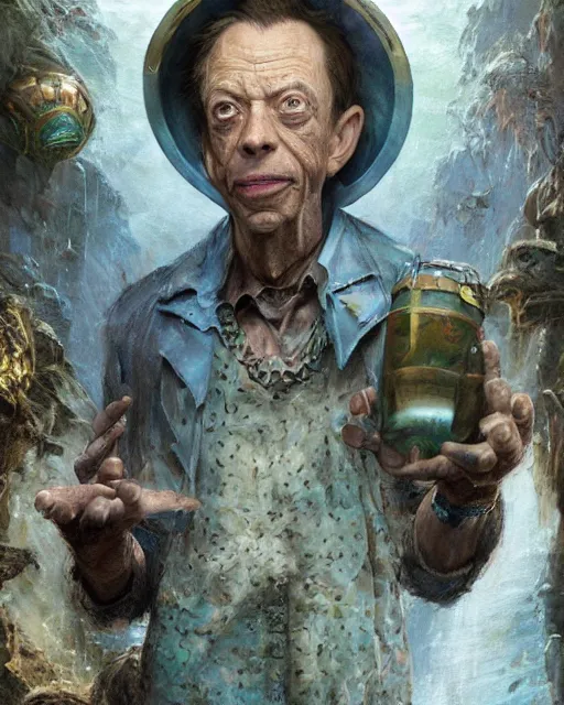 Image similar to don knotts in incredible mister limpet, fantasy character portrait, ultra realistic, concept art, intricate details, highly detailed by greg rutkowski, gaston bussiere, craig mullins, simon bisley