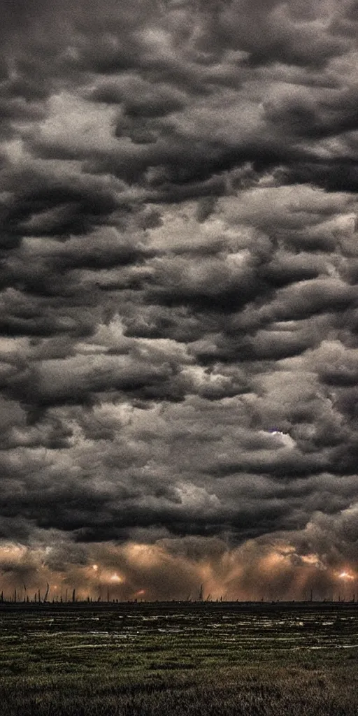 Image similar to thorns in the mud water drip photography sky realistic stormcloud with glimpses of flares