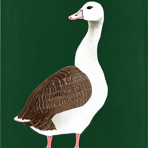 Prompt: goose presidential portrait