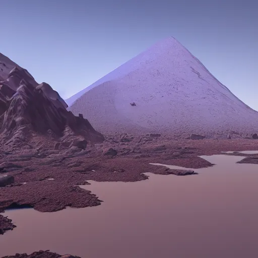 Prompt: 8 k, hyperealistic, detailed, unreal engine, octane render of a mountain range in west africa