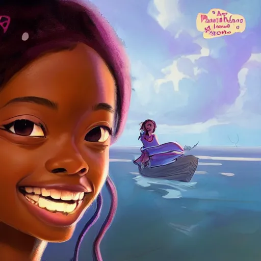 Prompt: !dream Skai Jackson as izzy (from jake and the neverland pirates),brown eyes,detailed, 8k hd,by rossdraws and greg rutkowski,in the style of a Instagram profile picture