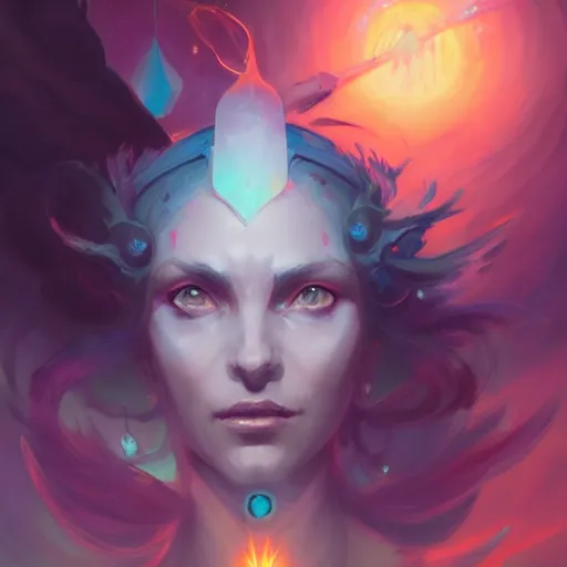 Image similar to portrait of a goddess of fate by pete mohrbacher and greg rutkowski and wlop and artgerm, digital art, unreal engine 5, trending on artstation, deviantart, pinterest, rule of thirds, 4 k uhd image