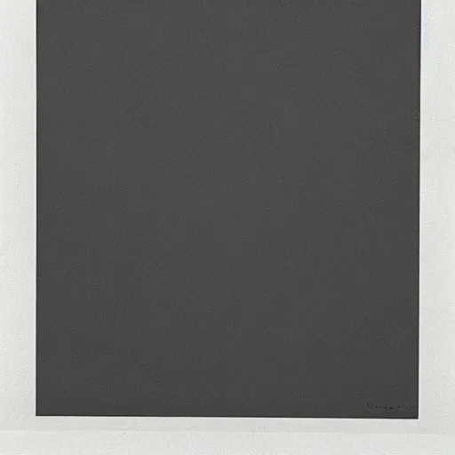 Image similar to filled canvas of the darkest black by karl gerstner, solid color, monochrome, 8 k scan