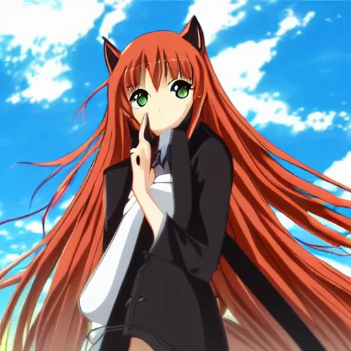 Image similar to Horo spice and wolf anime