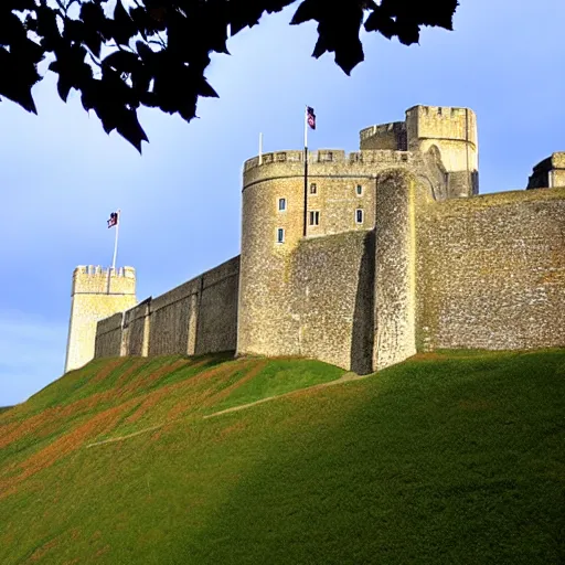 Prompt: Dover castle, England