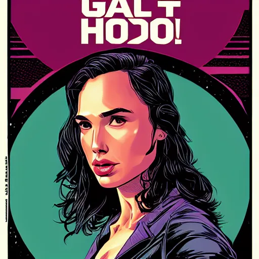 Image similar to portrait of gal gadot, by laurie greasley