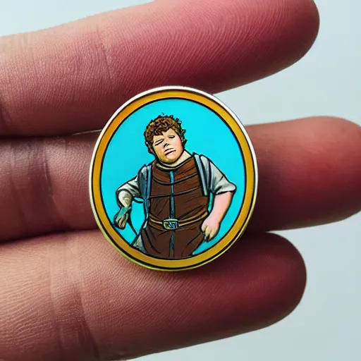 Image similar to samwise gamgee enamel pin