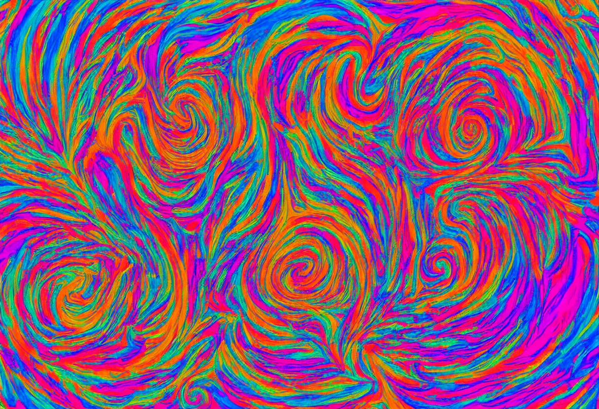 Prompt: psychedelic abstract art representing the zen concept of satori