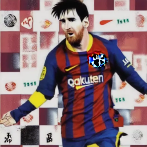 Prompt: messi in anime style