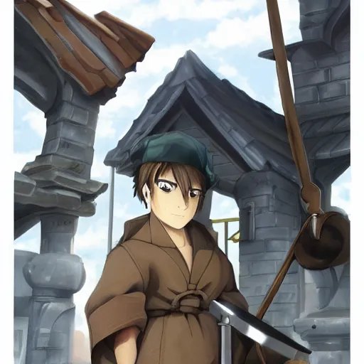 Image similar to anime blacksmith