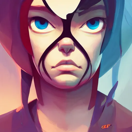 Image similar to face icon stylized minimalist comic - con, loftis, cory behance hd by jesper ejsing, by rhads, makoto shinkai and lois van baarle, ilya kuvshinov, rossdraws global illumination