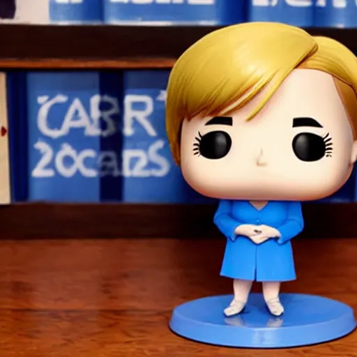 Image similar to angela merkel funko pop