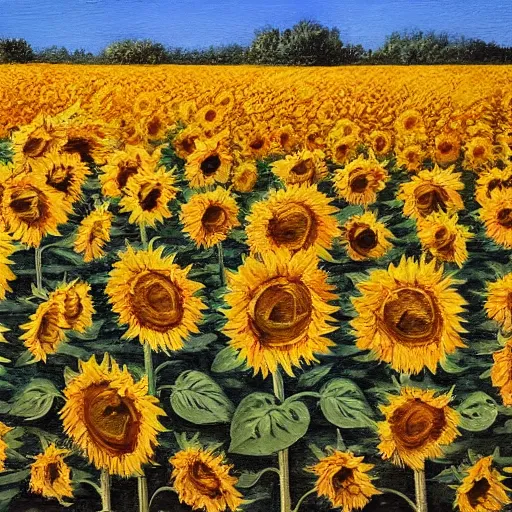 Prompt: field of sunflowers - n 4