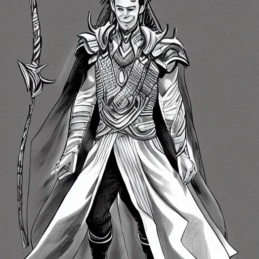 loki full body drawing