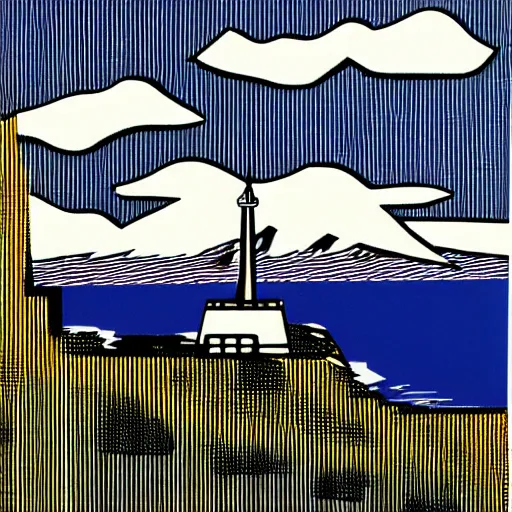 Image similar to Table mountain by Roy Lichtenstein