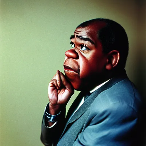 Image similar to uhd photorealisitc candid photo of gary coleman as a grown man. photo by annie leibowitz and steve mccurry