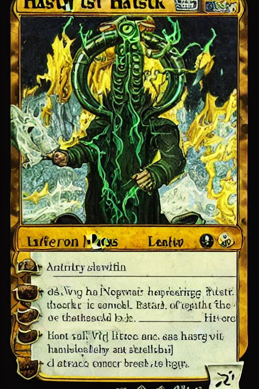 Image similar to hastur throwing back an ice cold natty lite