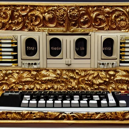 Image similar to baroque computer