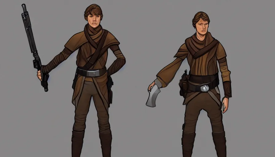 Image similar to character concept arts and ideas of jacen solo from star wars legends