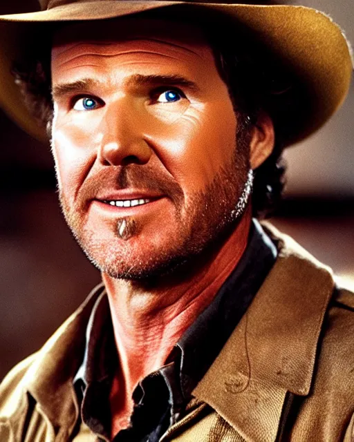 Prompt: will ferrel as indiana jones