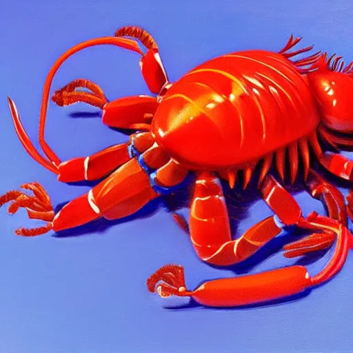 Image similar to monkey lobster. hyperdetailed photorealism