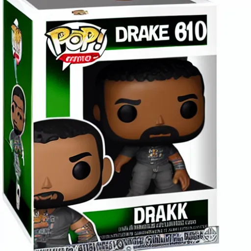 Image similar to Drake as Pop Funko Figure,
