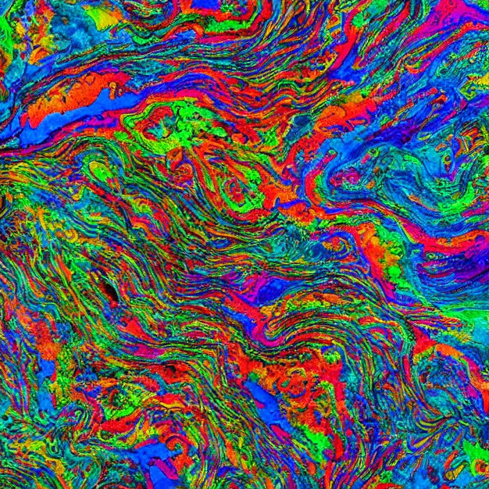 Prompt: melted crayons, ray tracing, psychedelic, intricate, very complex, textured, photography