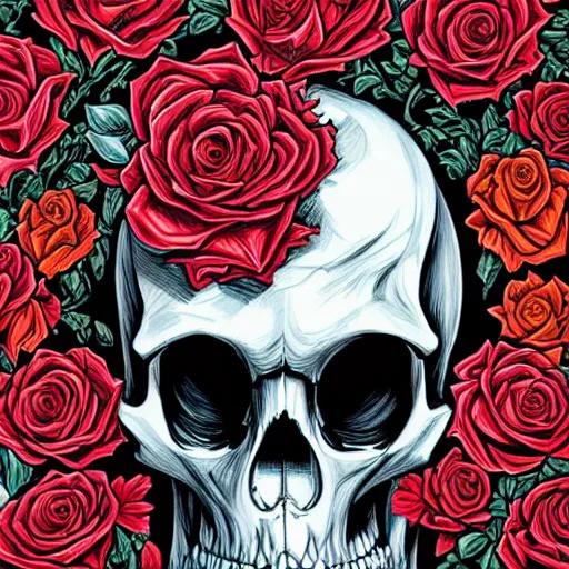 a badass guns and roses digital art wallpaper on a