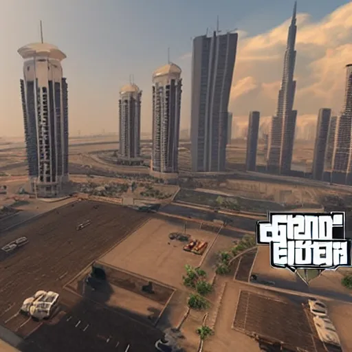 Image similar to gta : dubai, helltaker