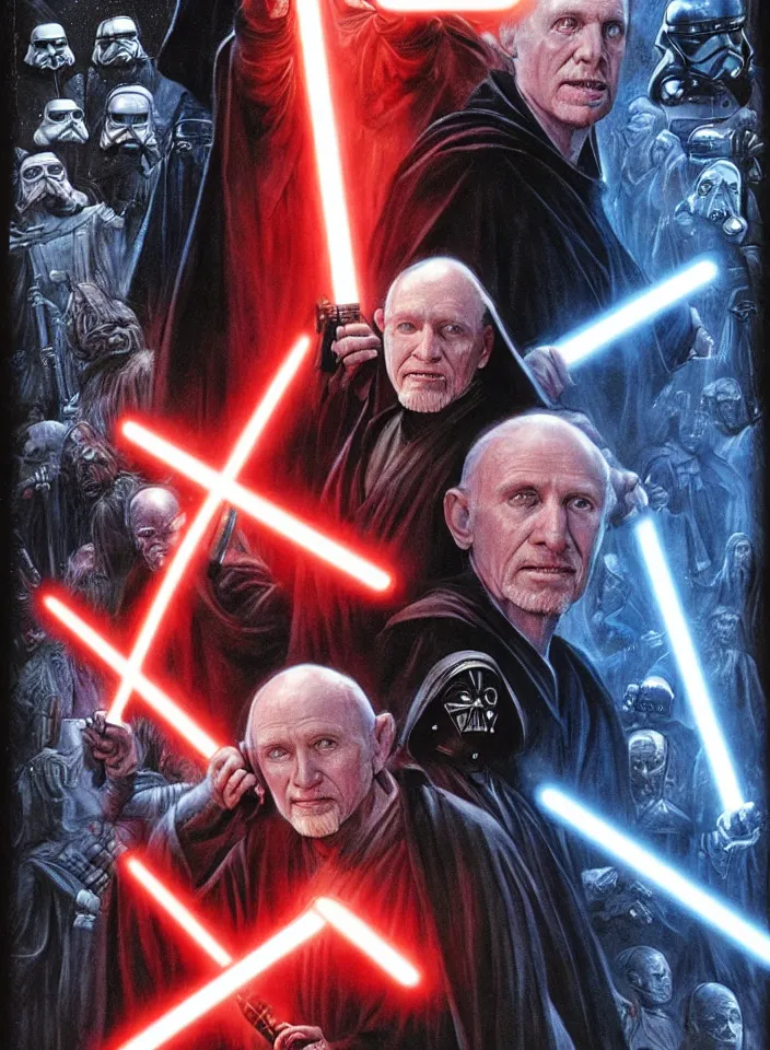 Image similar to the tragedy of darth plagueis the wise : a star wars story movie poster by drew struzan