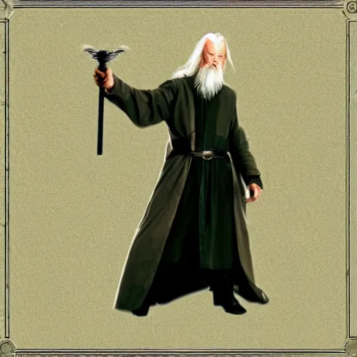 Image similar to gandalf in the matrix