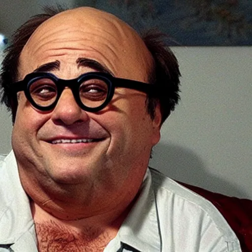 Prompt: danny devito as a ps 2 video game character