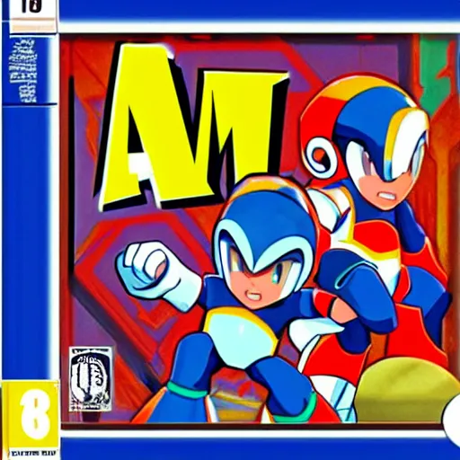 Image similar to Mega man 1 box art