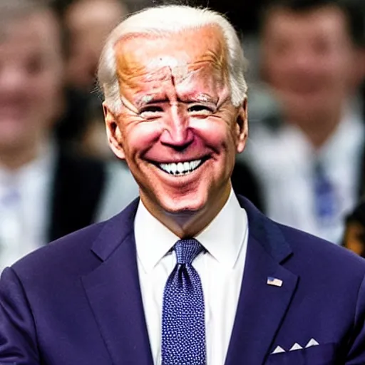 Prompt: joe biden as a cute bean