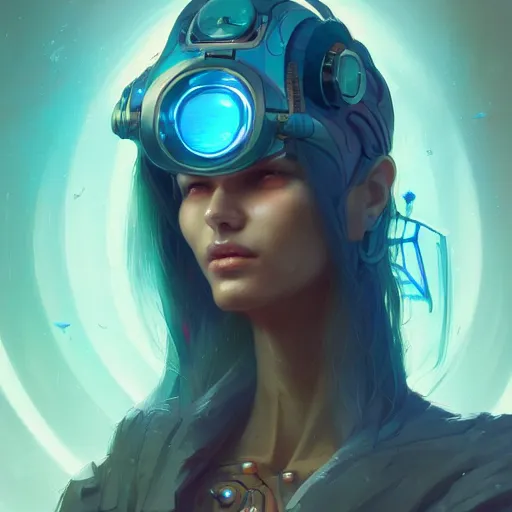 Image similar to a portrait of a beautiful cybernetic hippie, cyberpunk concept art by pete mohrbacher and wlop and artgerm and josan gonzales, digital art, highly detailed, intricate, sci-fi, sharp focus, Trending on Artstation HQ, deviantart, unreal engine 5, 4K UHD image