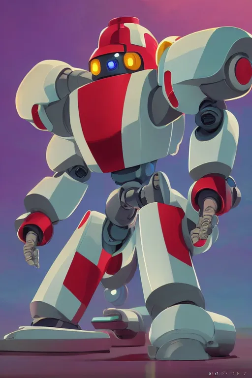 Image similar to metabots medabots medarotto medarot robot minimalist comics, behance hd by jesper ejsing, by rhads, makoto shinkai and lois van baarle, ilya kuvshinov, rossdraws global illumination ray tracing hdr radiating a glowing aura