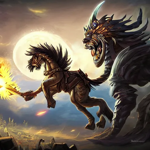 Image similar to moonlight striking attack, hearthstone art style, epic fantasy style art, fantasy epic digital art, epic fantasy card game art