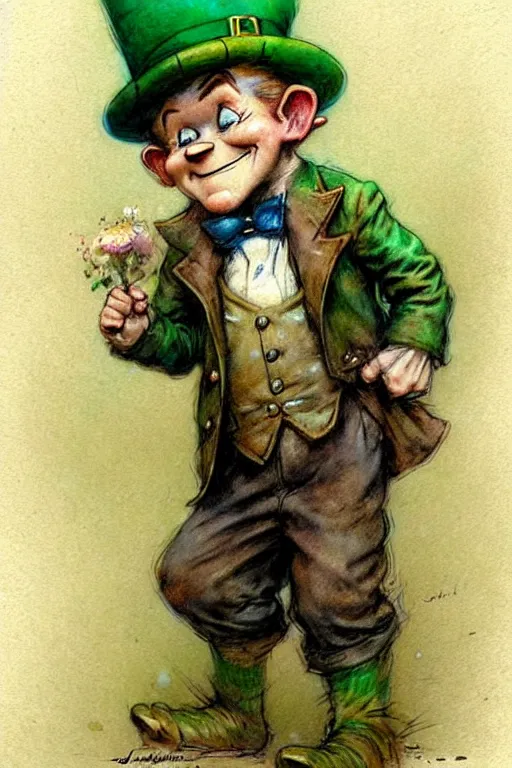 Prompt: ( ( ( ( ( 1 9 5 0 s leprechaun. muted colors. ) ) ) ) ) by jean - baptiste monge!!!!!!!!!!!!!!!!!!!!!!!!!!!!!!